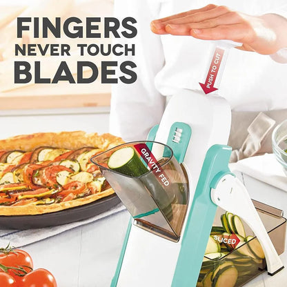 5 in 1 multi funtional vegetable and fruit slicer with 40 Thickness Adjustment.