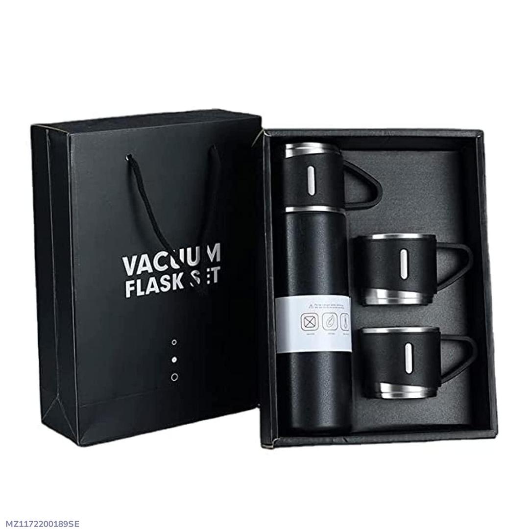 Premium vaccuum water bottle Black stainless steel