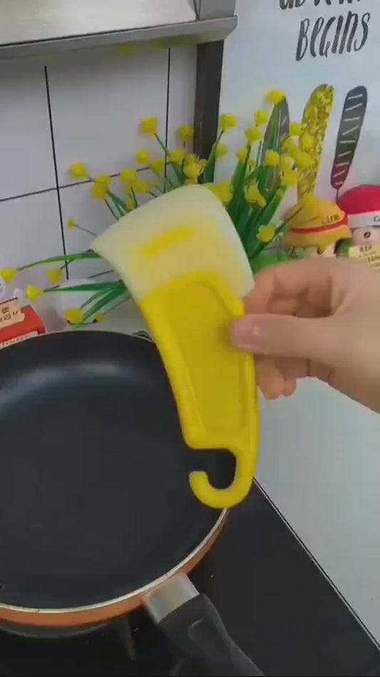 Silicone Dish Cleaning 2 Pcs Yellow Set