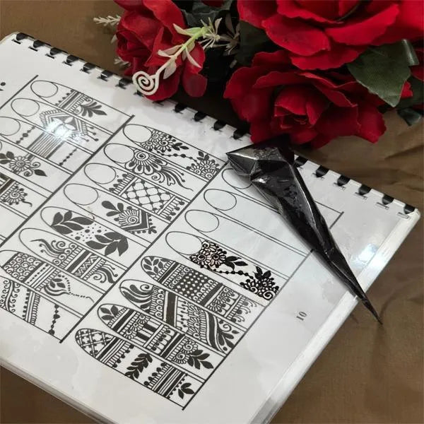 Mehndi Practice Book For beginners