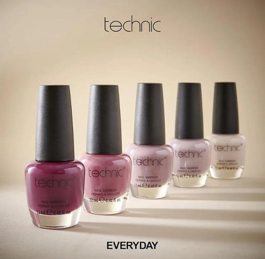 Technic 'Everyday' Nail Polish Set Pack of 6 Shades