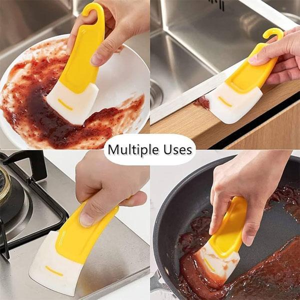 Silicone Dish Cleaning 2 Pcs Yellow Set